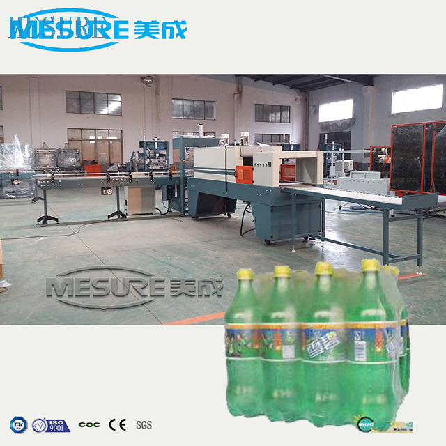 تلقائي L type two reel Roll PE Film Heat Heat Wrapp Wrapper Machin