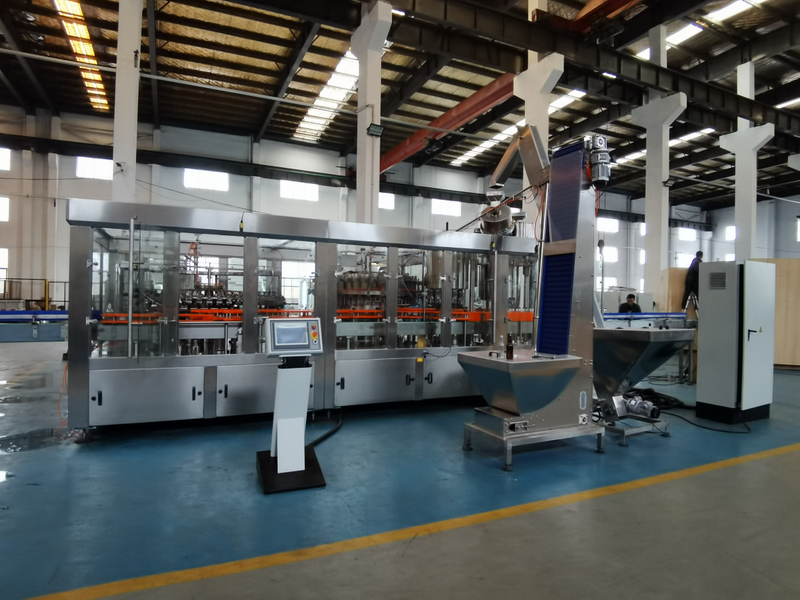 الزجاج/الألمنيوم المعبأة في زجاجات البيرة ملء خط كامل روب كاب و Crown Cap & Ring Cap 