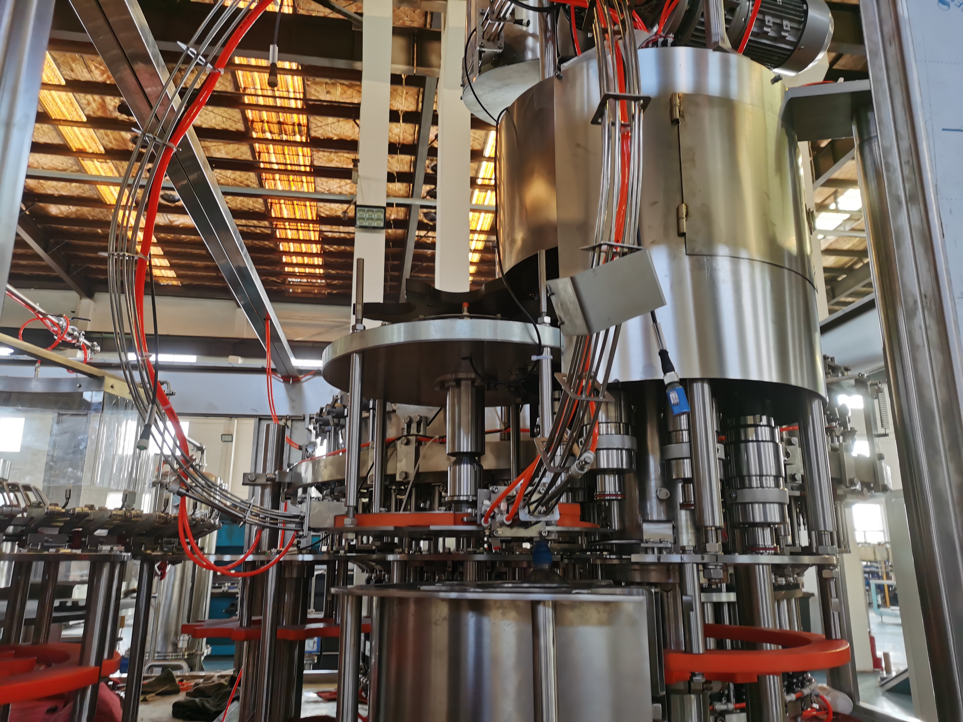 الزجاج المعبأة في زجاجات البيرة ملء خط كامل خط روب 