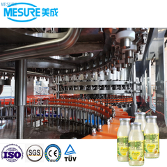 آلة ملء عصير الزجاج 12000BPH في الساعة مع غطاء ROPP