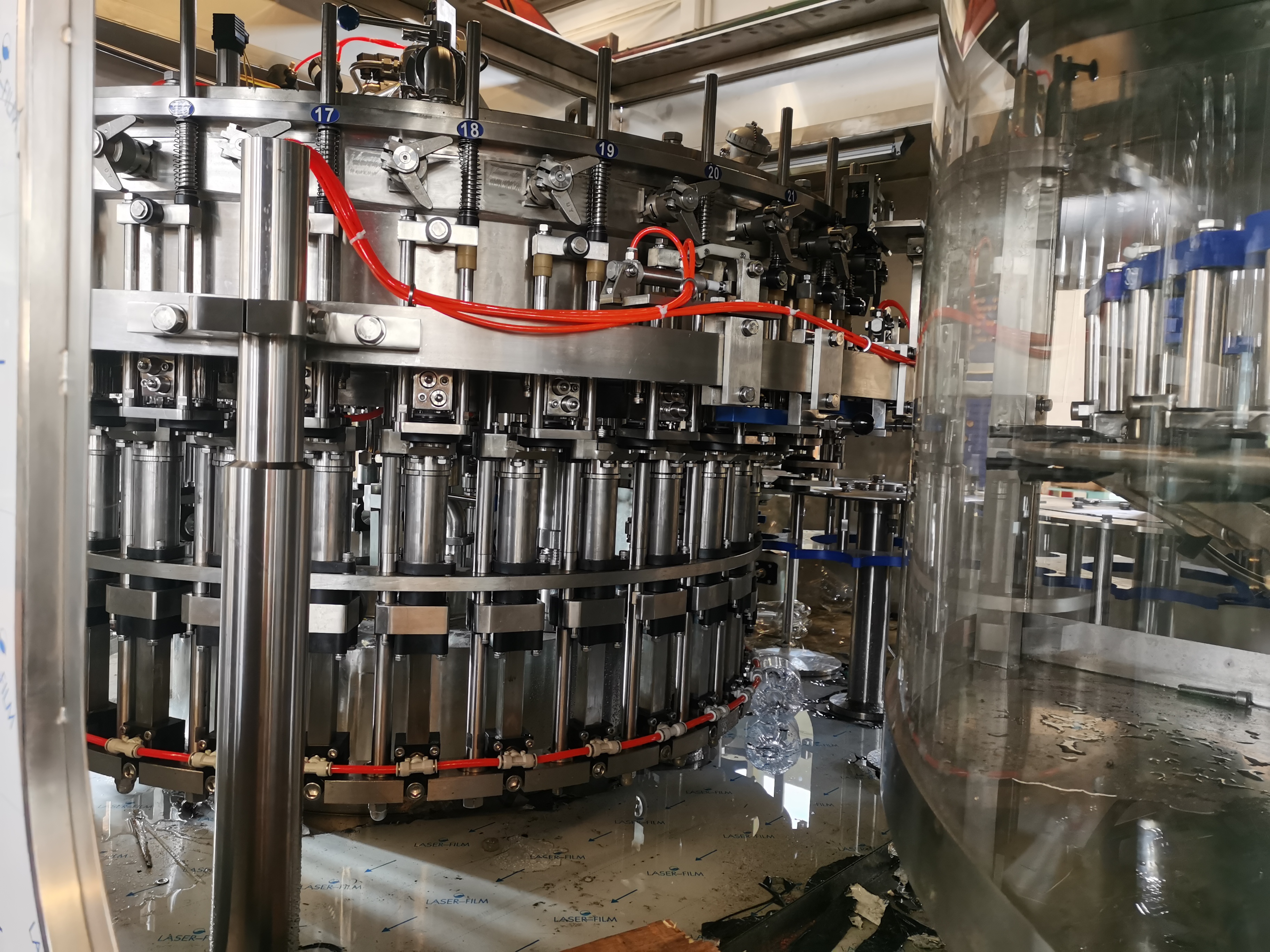 3000BPH 1.5L زجاجة الحيوانات الأليفة 