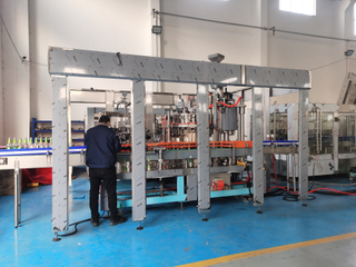 الزجاج المعبأة في زجاجات البيرة ملء خط كامل خط روب 