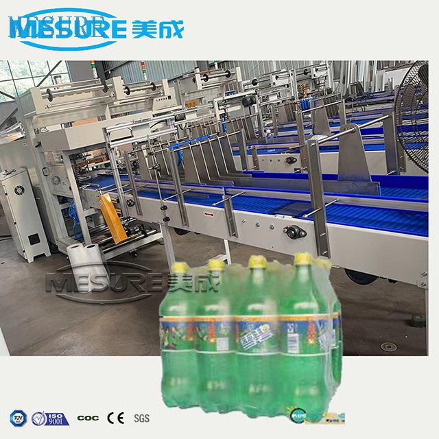 تلقائي L type two reel Roll PE Film Heat Heat Wrapp Wrapper Machin